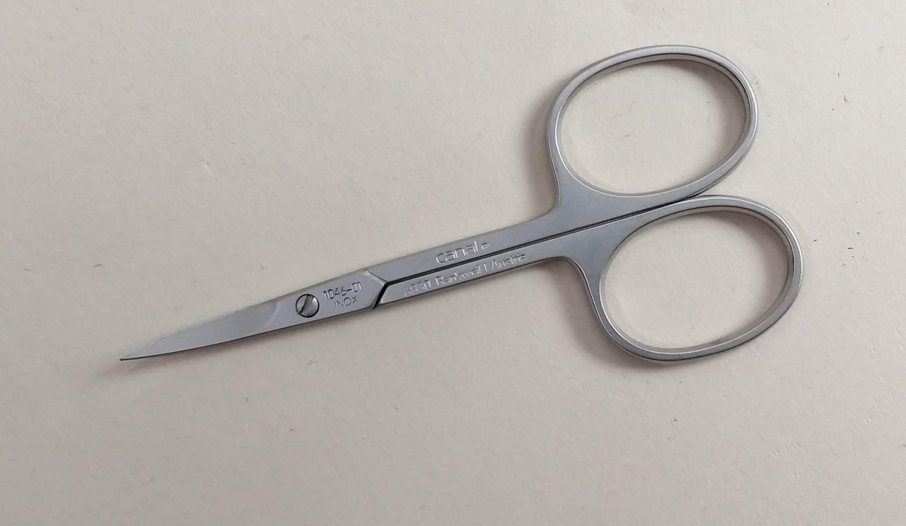 2pcs Vintage Stainless Steel Cuticle Precision Embroidery Scissors